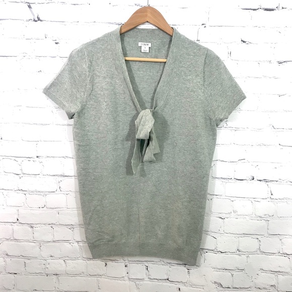 J. Crew Tops - J. Crew V tie neck sweater top